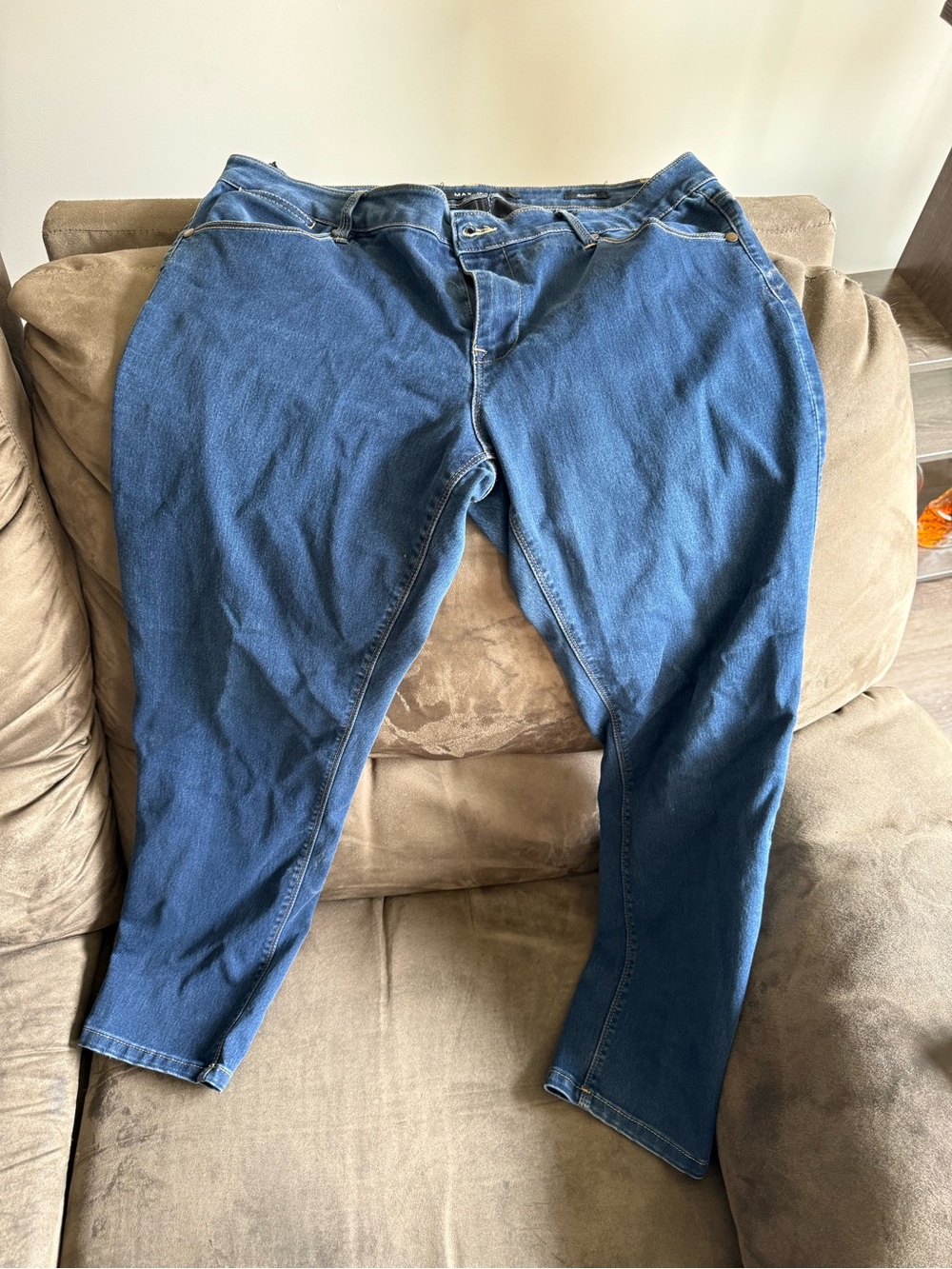 Max Jeans Men's Relaxed Fit Blue Denim Jeans